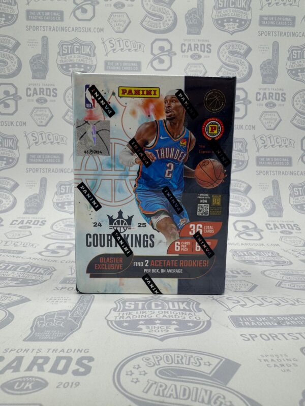 2024-25 PANINI COURT KINGS BASKETBALL HOBBY INTERNATIONAL BLASTER BOX
